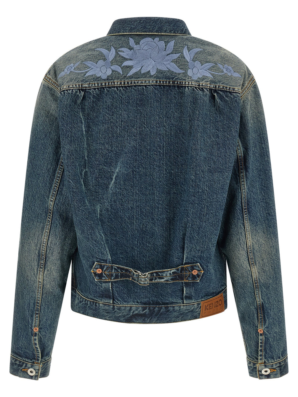 Kenzo blaue Baumwoll-Jeansjacke