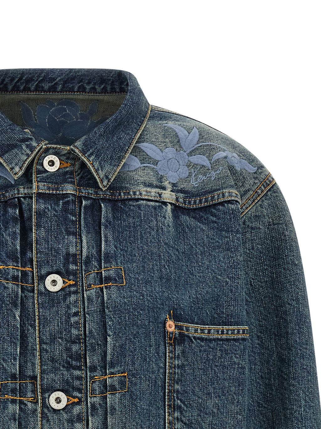 Kenzo blaue Baumwoll-Jeansjacke