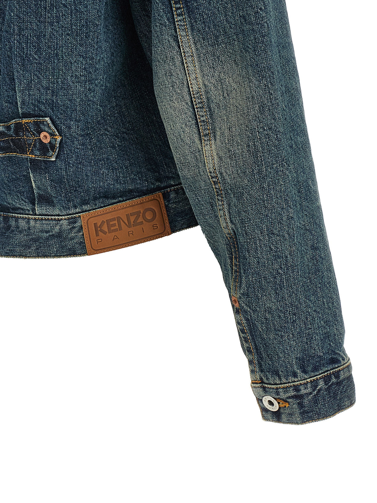 Kenzo blaue Baumwoll-Jeansjacke