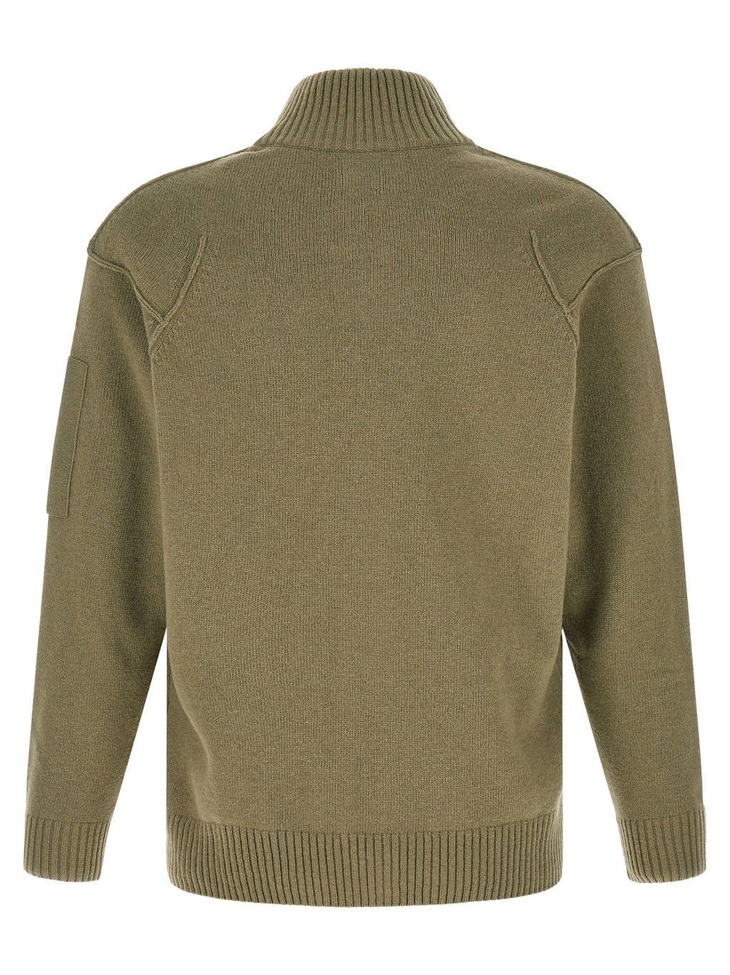 C.P. Company Bicolor Wollstrickjacke