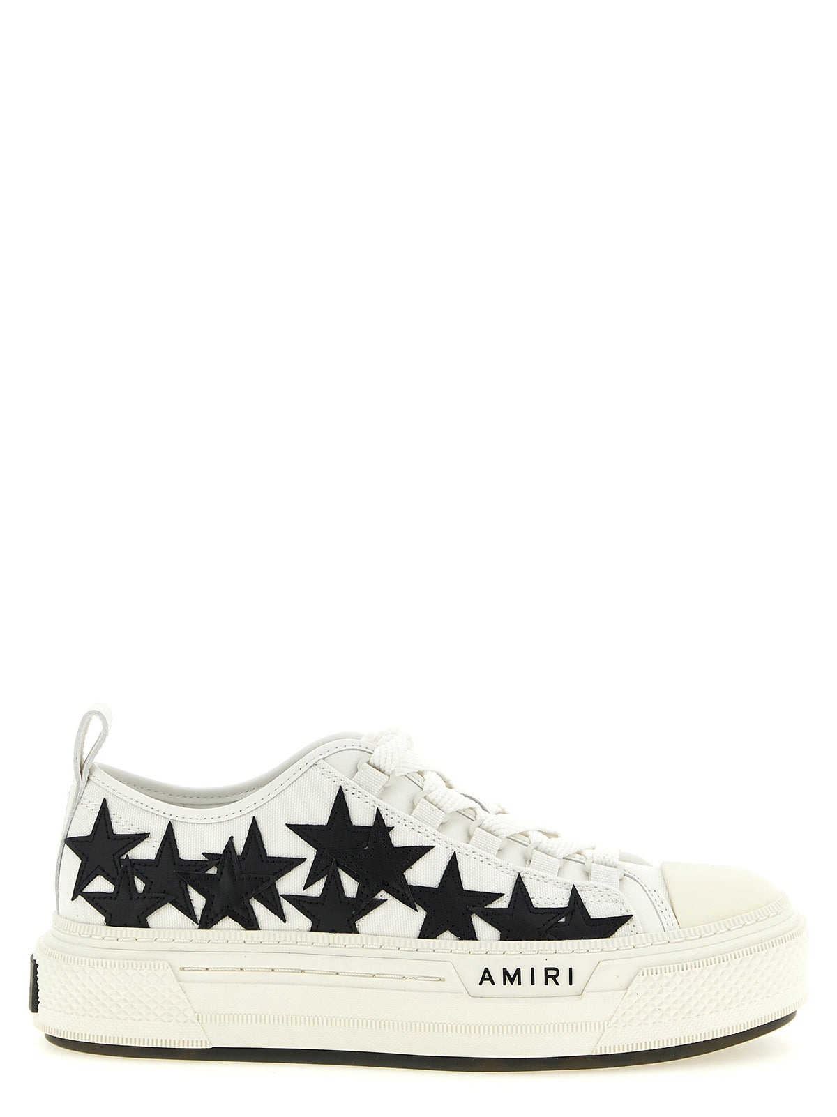 Amiri Low-Top-Sneaker aus weißer Baumwolle