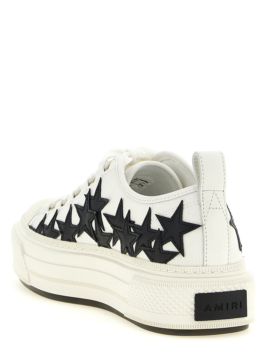 Amiri Low-Top-Sneaker aus weißer Baumwolle