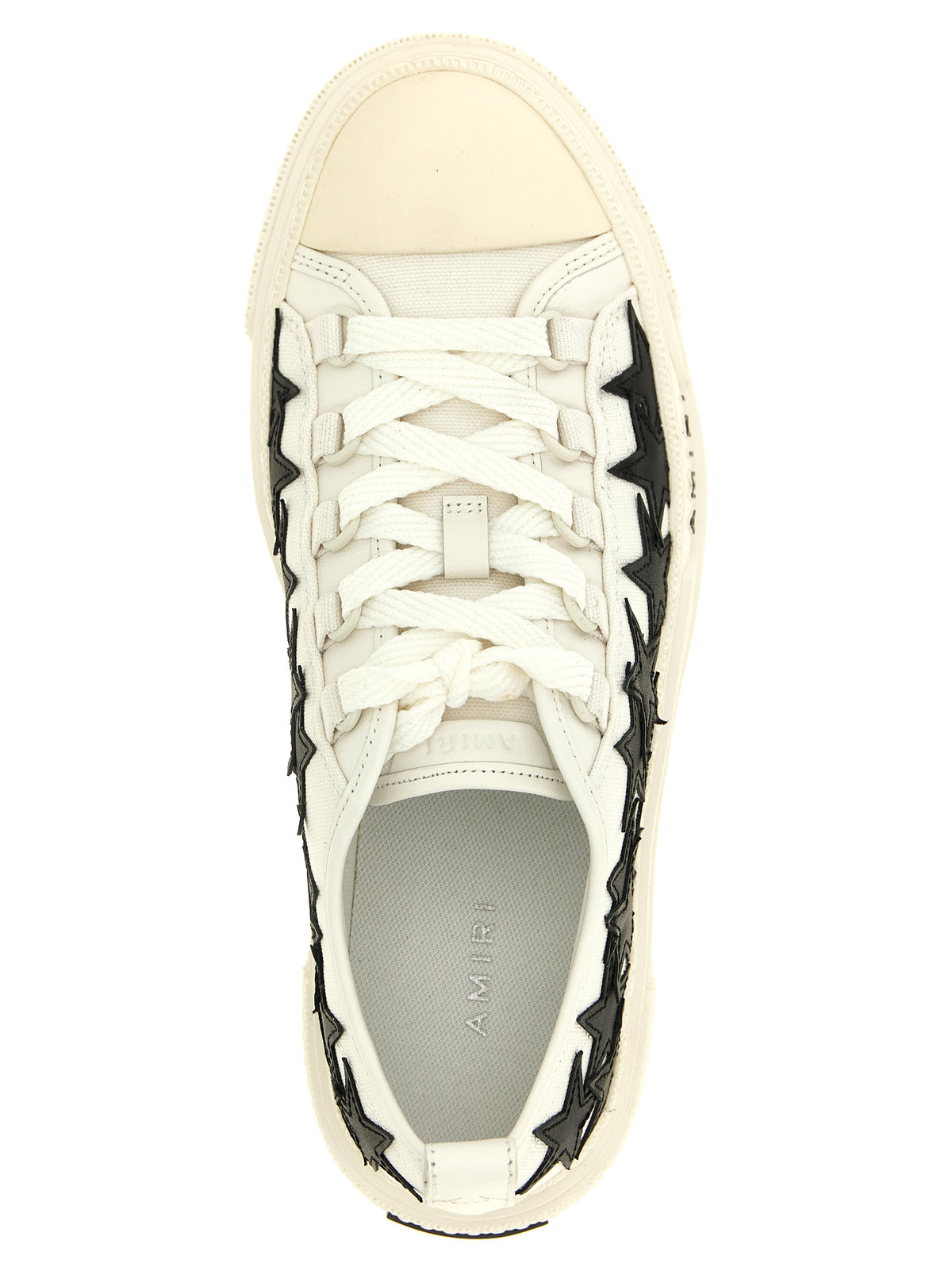 Amiri Low-Top-Sneaker aus weißer Baumwolle