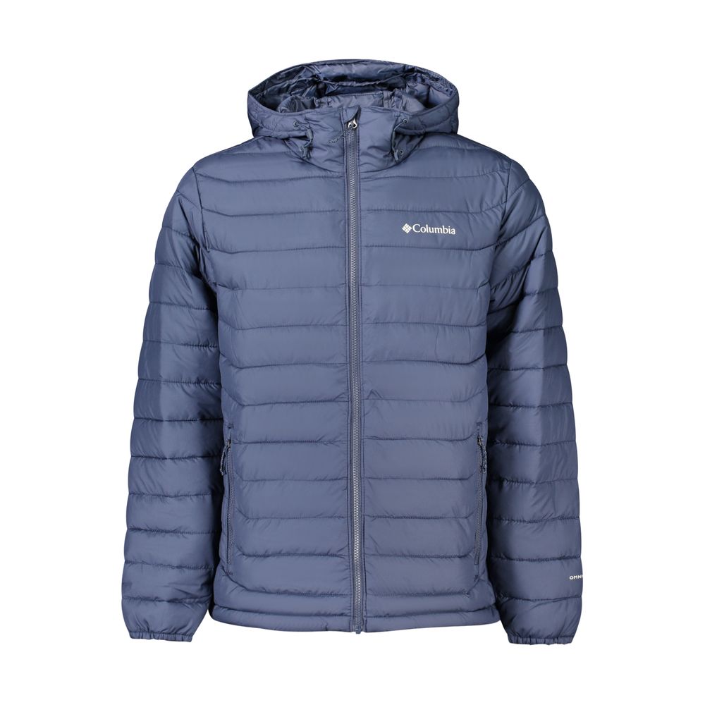 Columbia Blau Polyester Herrenjacke