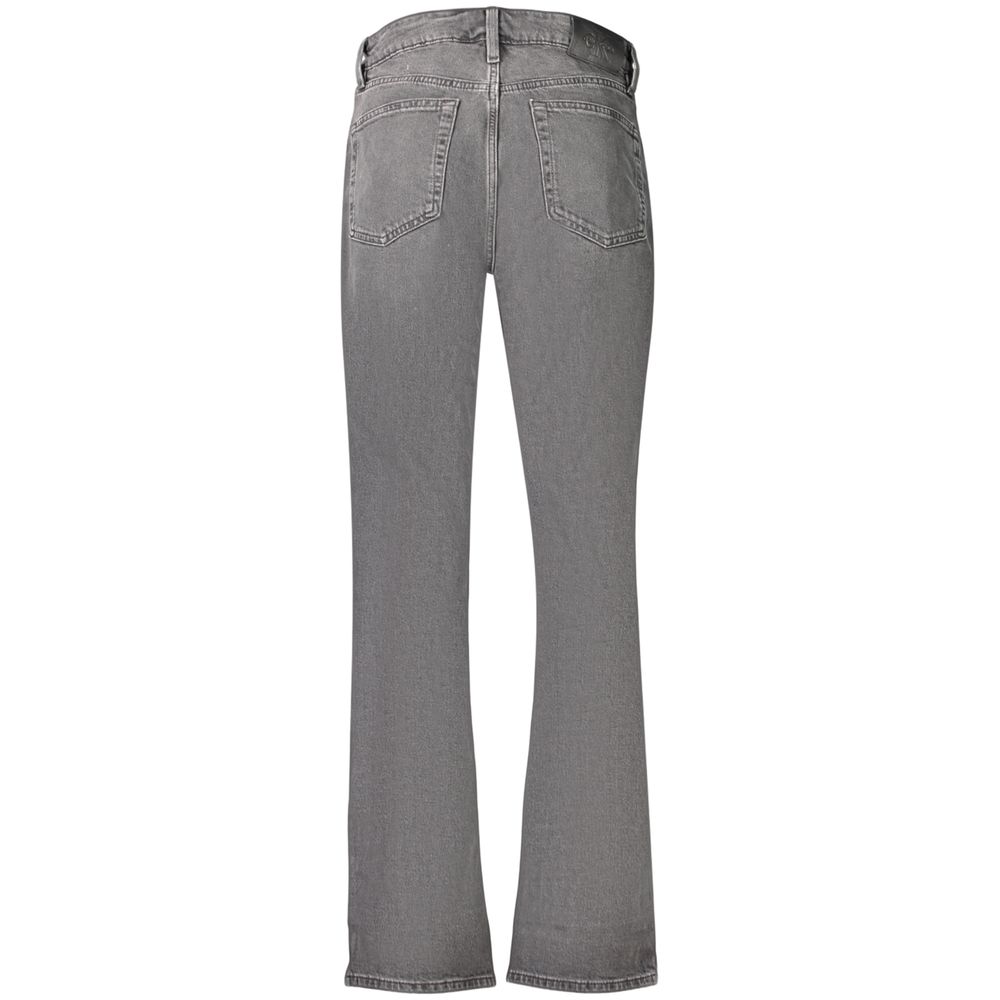 Calvin Klein Damenjeans aus schwarzer Baumwolle