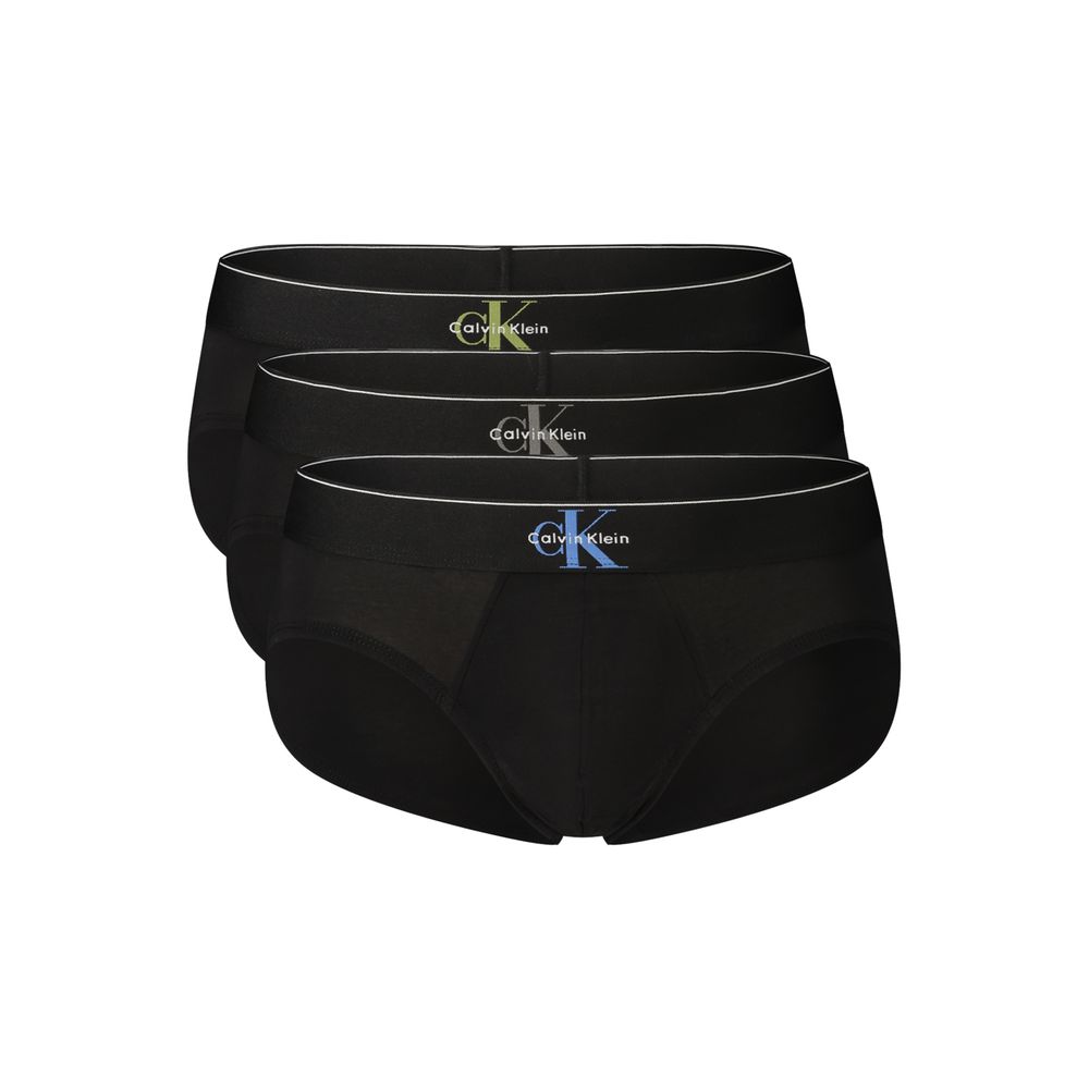 Calvin Klein Schwarzer Herren-Slip aus Baumwolle