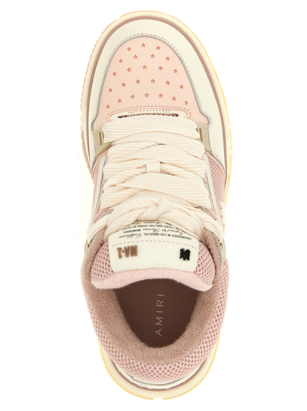 Amiri Mehrfarbige Chunky Sneakers aus Kalbsleder