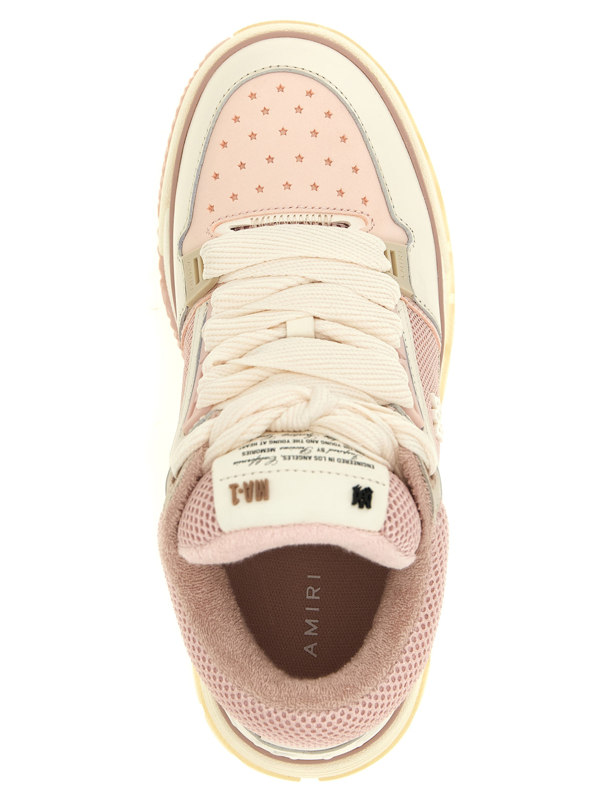 Amiri Mehrfarbige Chunky Sneakers aus Kalbsleder