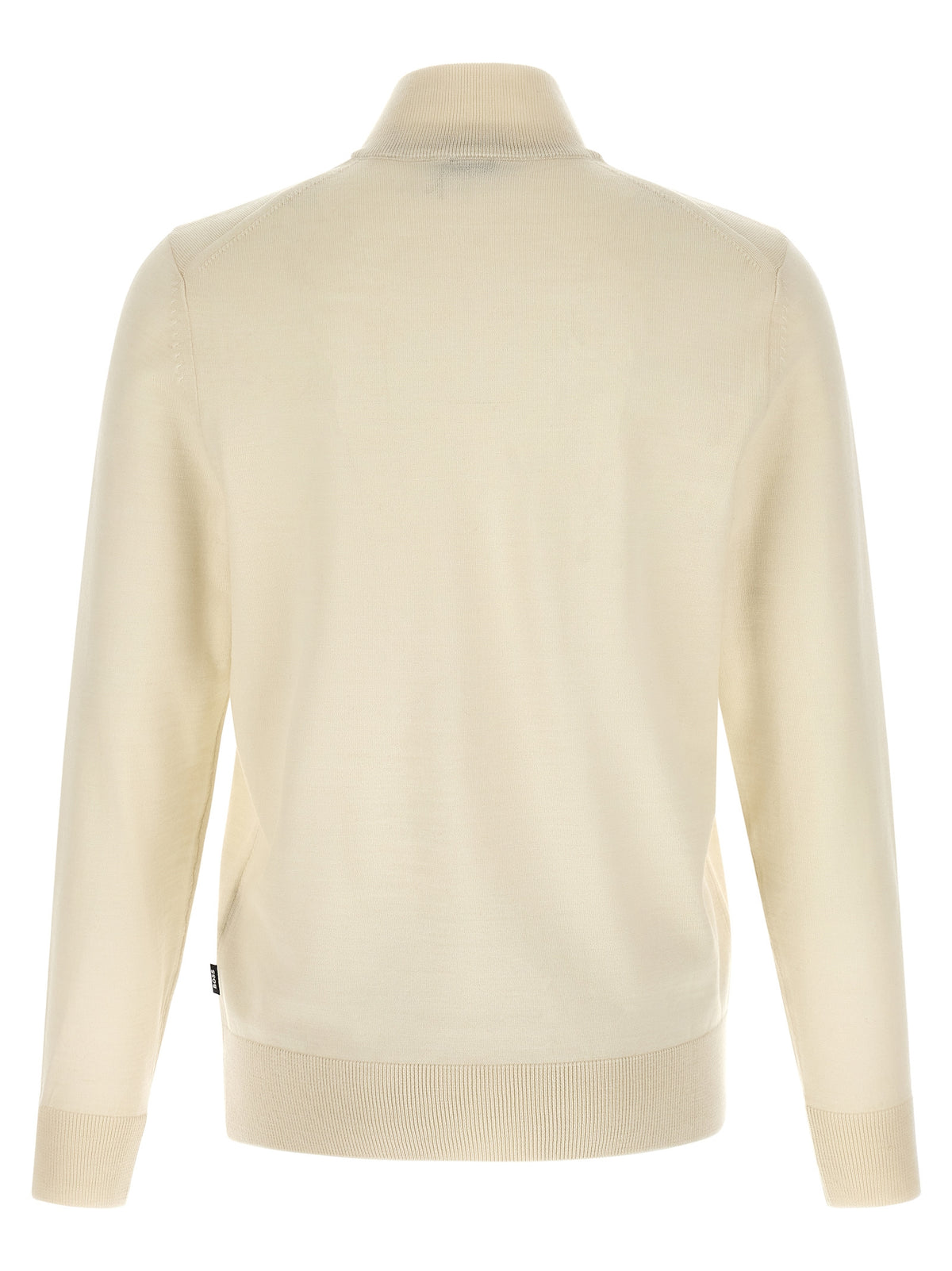 Hugo Boss Beigefarbener Cardigan aus Schurwolle