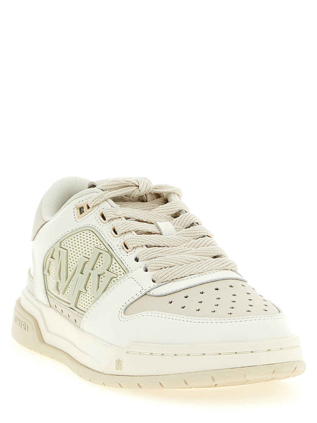 Amiri Sneaker Low Top aus weißem Kalbsleder