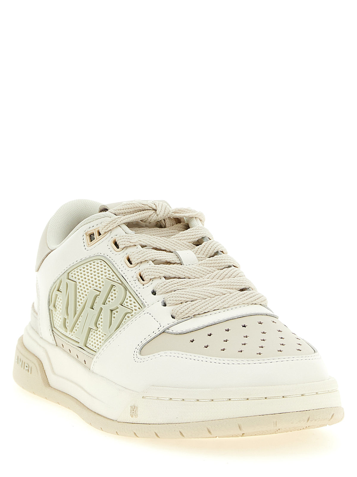Amiri Sneaker Low Top aus weißem Kalbsleder