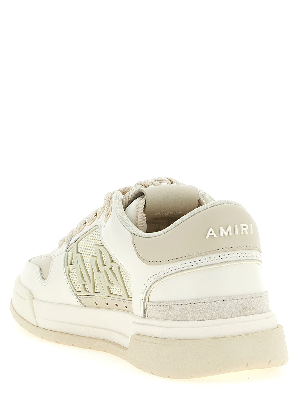 Amiri Sneaker Low Top aus weißem Kalbsleder