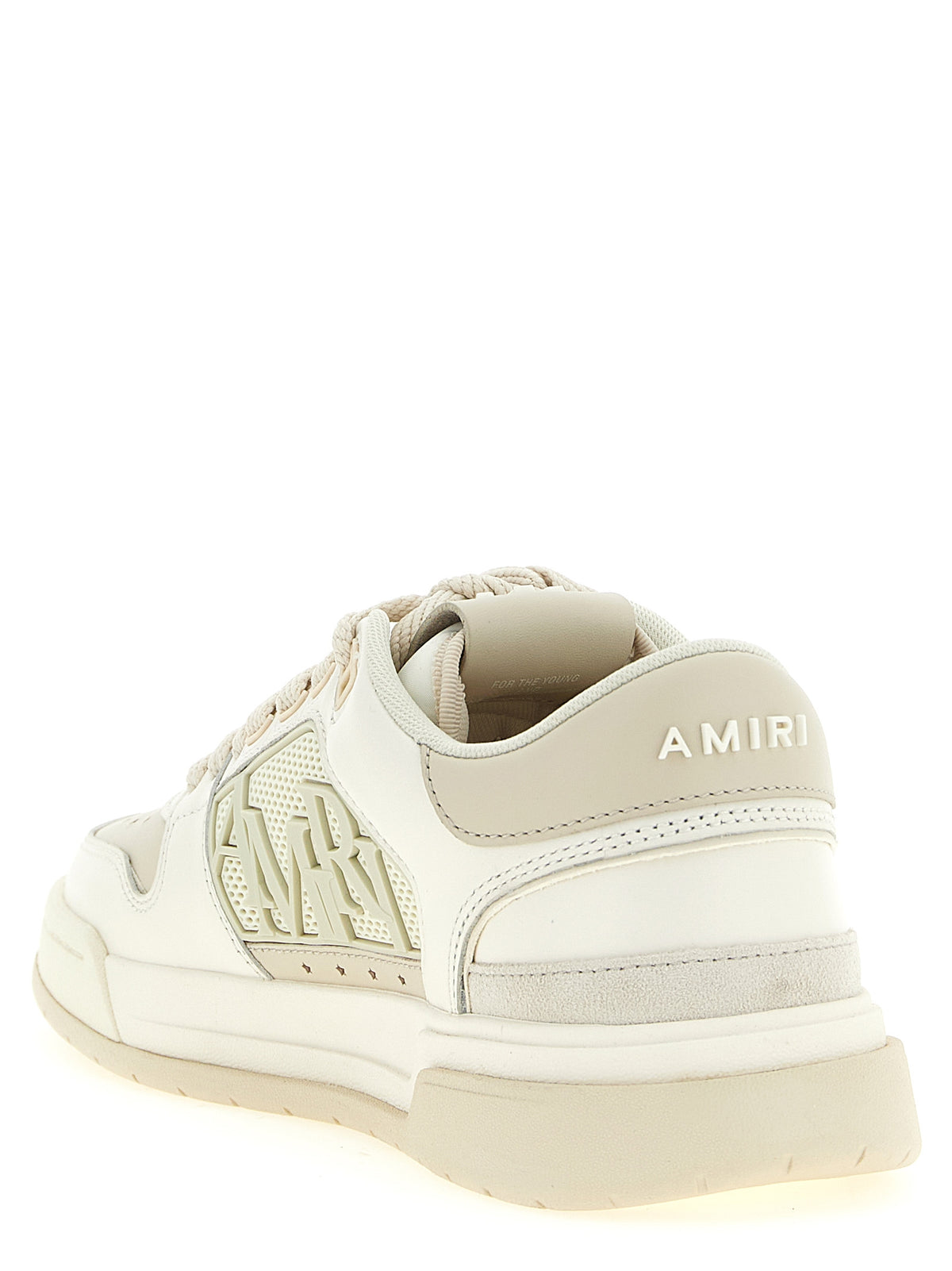 Amiri Sneaker Low Top aus weißem Kalbsleder