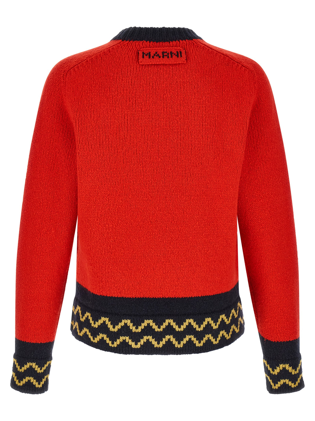 Marni Strickjacke aus roter Wolle