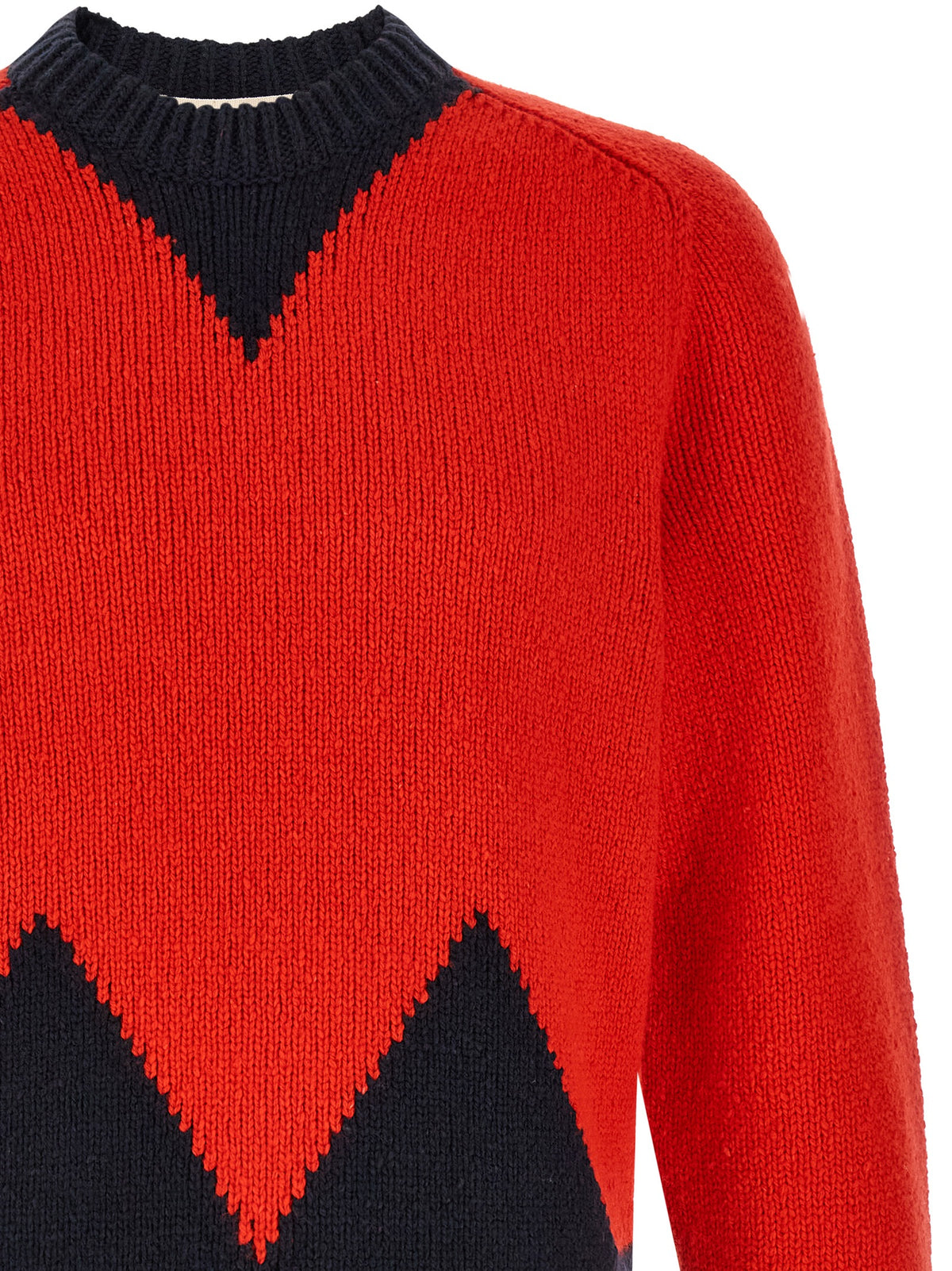 Marni Strickjacke aus roter Wolle