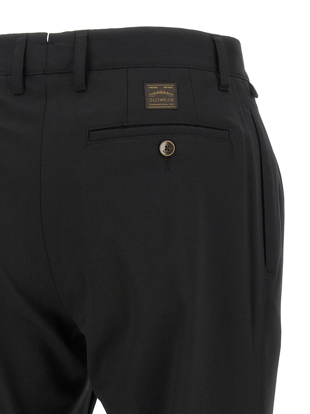 Incotex Schwarze Anzughose aus Polyester