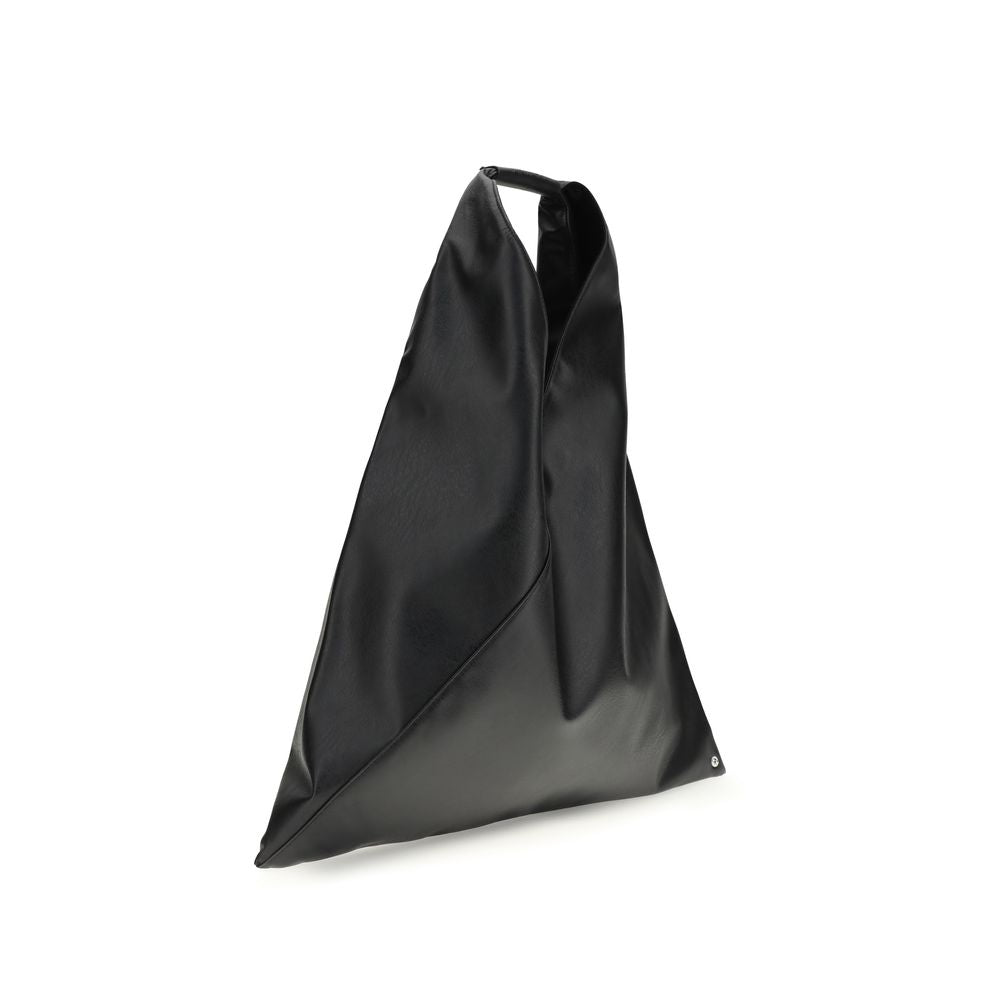 MM6 Schwarze Polyethylen-Handtasche