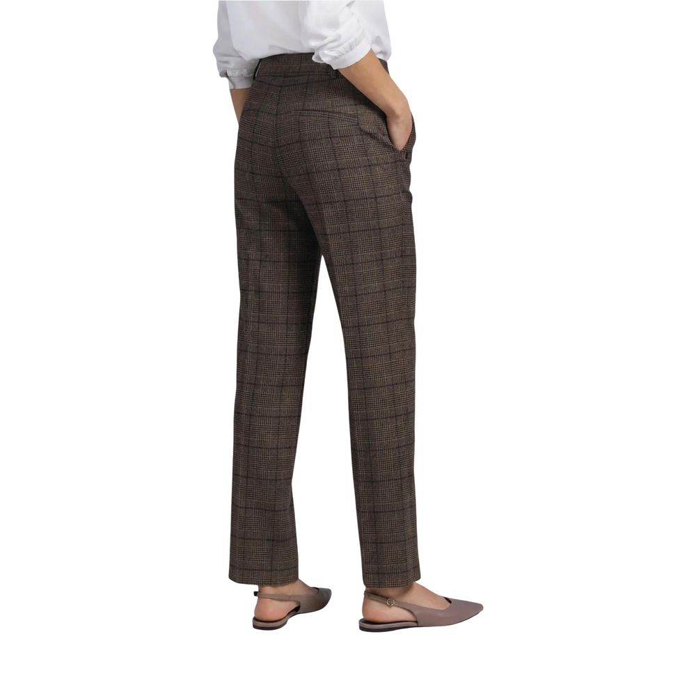 Street One Braune legere Hose aus Polyester