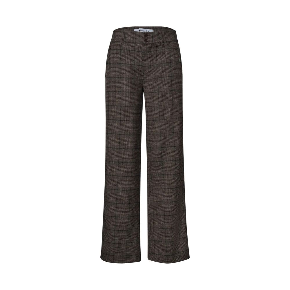 Street One Braune legere Hose aus Polyester