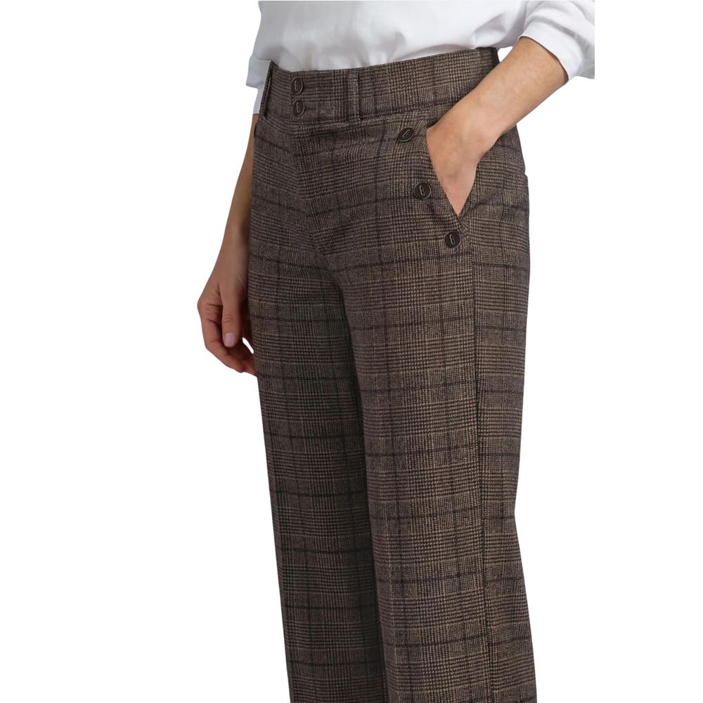 Street One Braune legere Hose aus Polyester