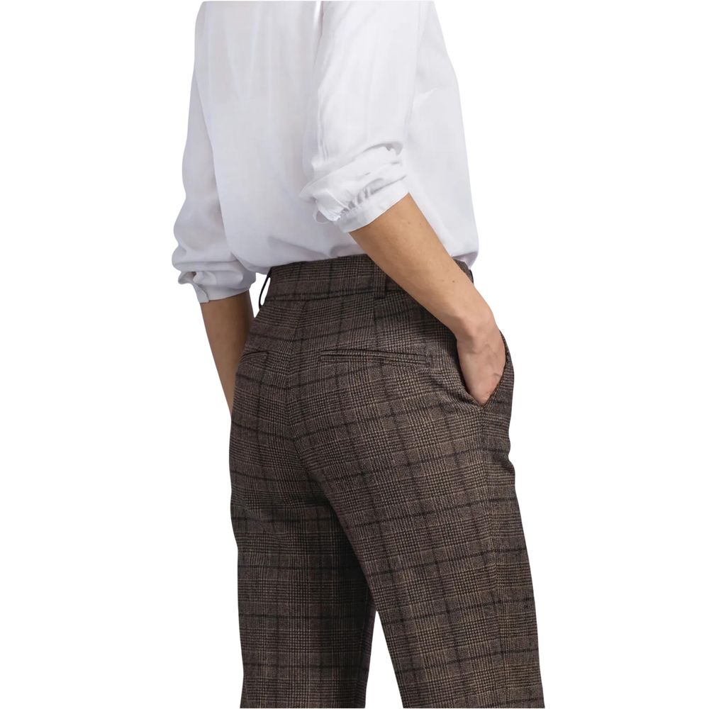 Street One Braune legere Hose aus Polyester