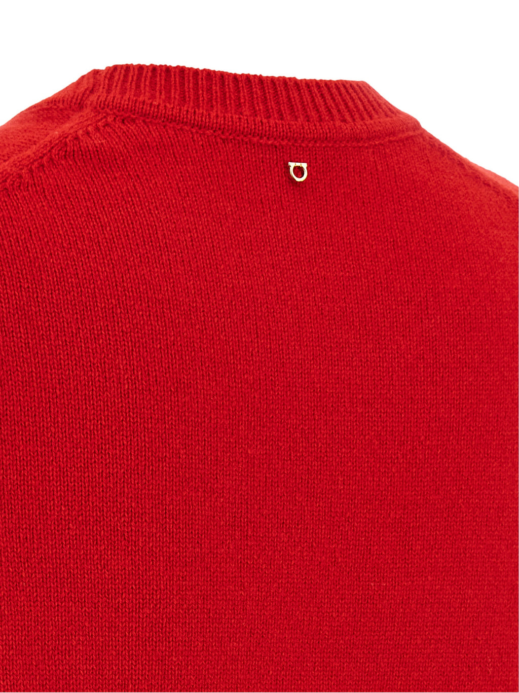 Ferragamo roter Kaschmirpullover
