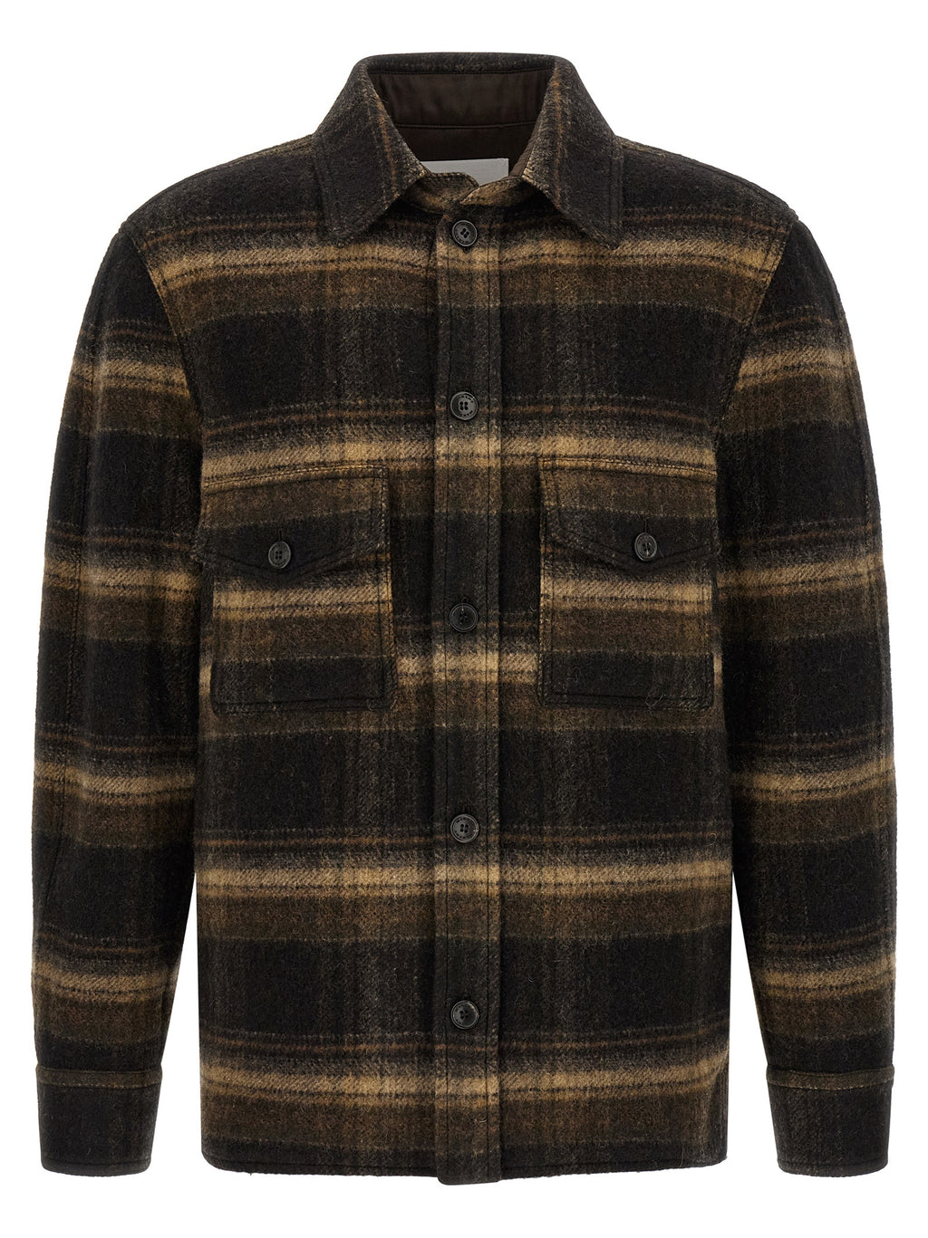Isabel Marant Braune Wolljacke in voller Länge