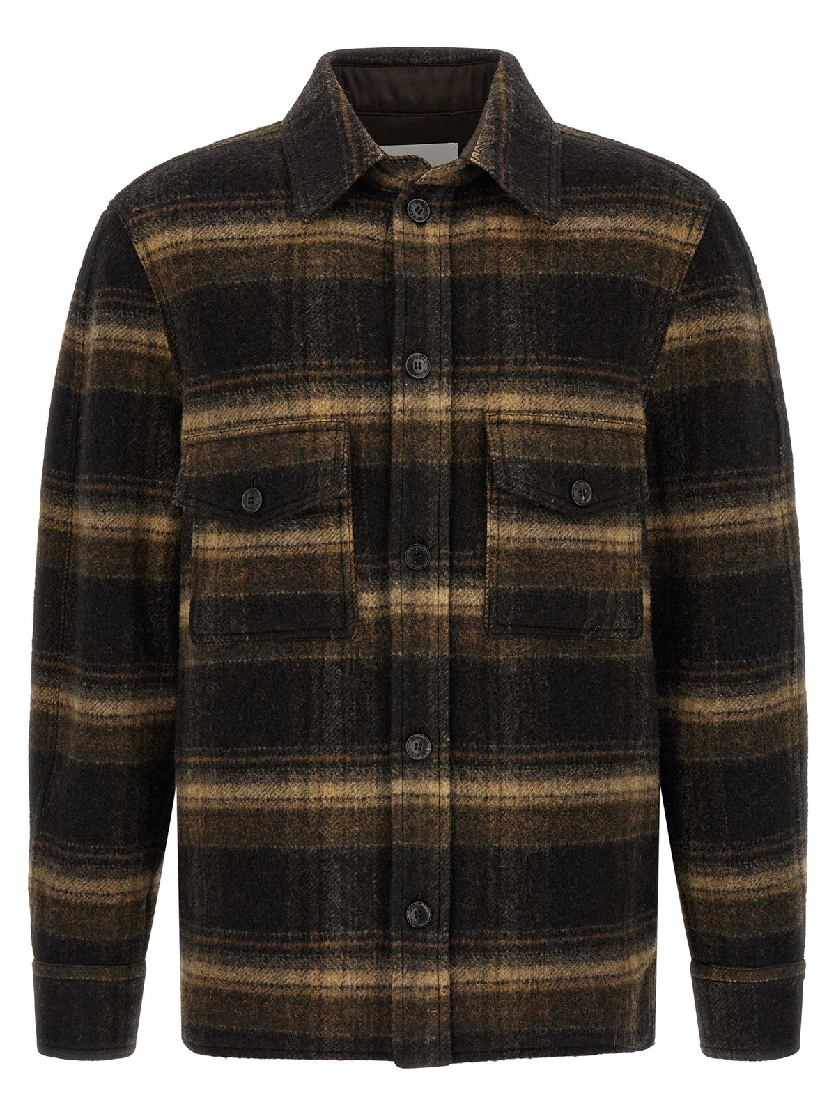 Isabel Marant Braune Wolljacke in voller Länge