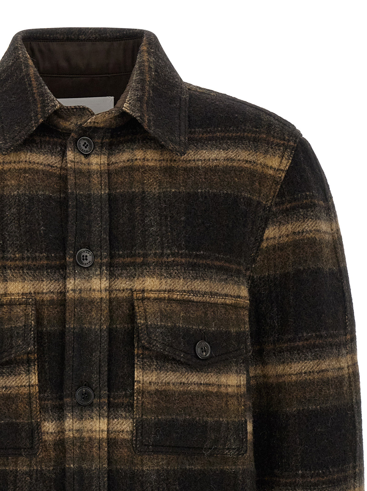 Isabel Marant Braune Wolljacke in voller Länge