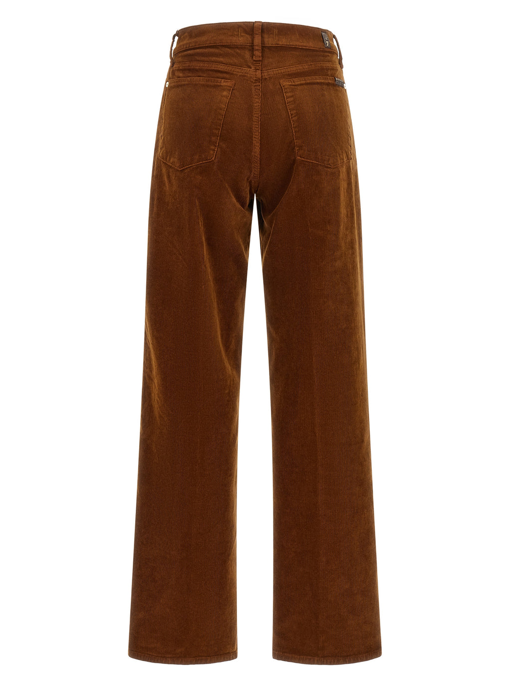 7 For All Mankind Braune Freizeithose aus Baumwolle