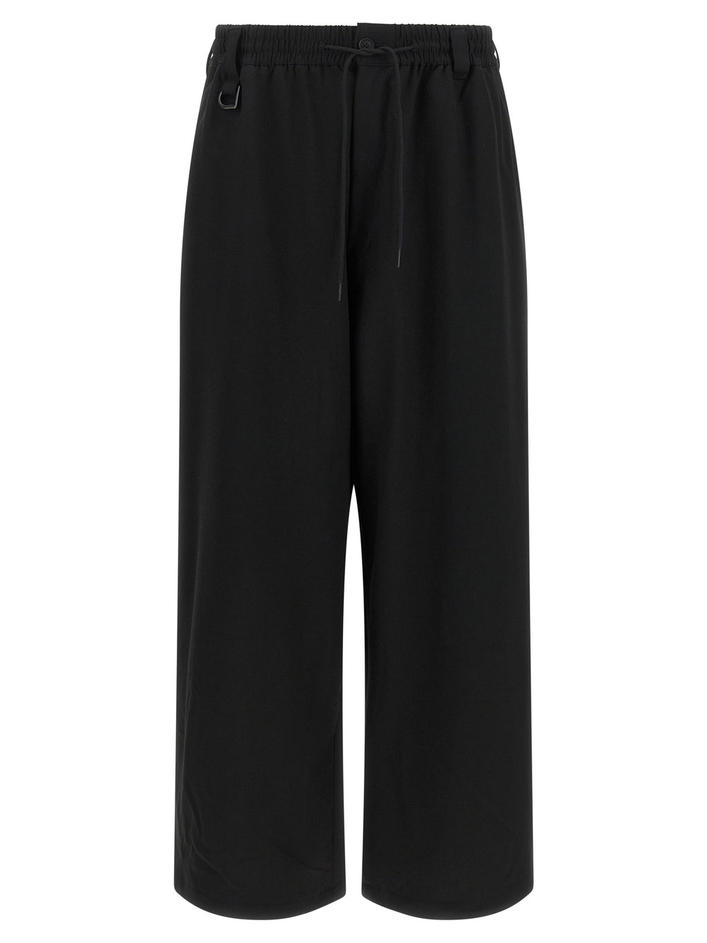 Y-3 Schwarze lässige Hose aus Wolle