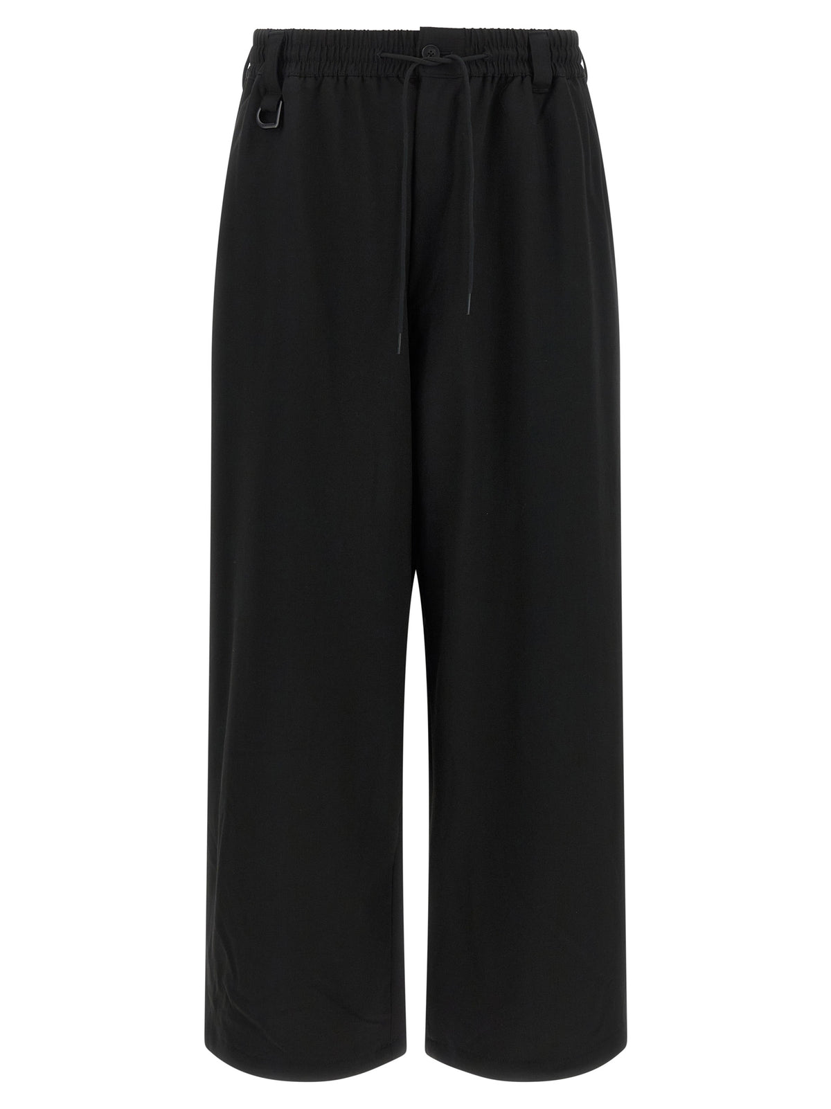Y-3 Schwarze lässige Hose aus Wolle