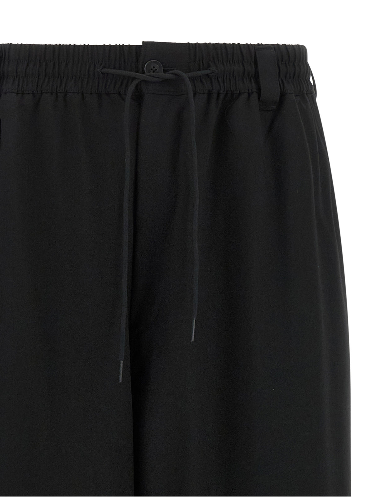 Y-3 Schwarze lässige Hose aus Wolle