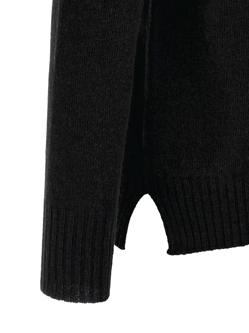 MA'RY'YA Black Cashmere Cardigan