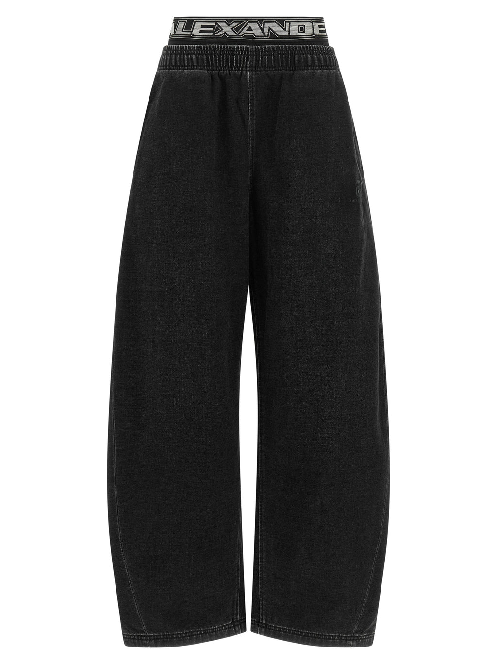 Alexander Wang Schwarze Baumwoll-Jeans mit entspanntem Schnitt
