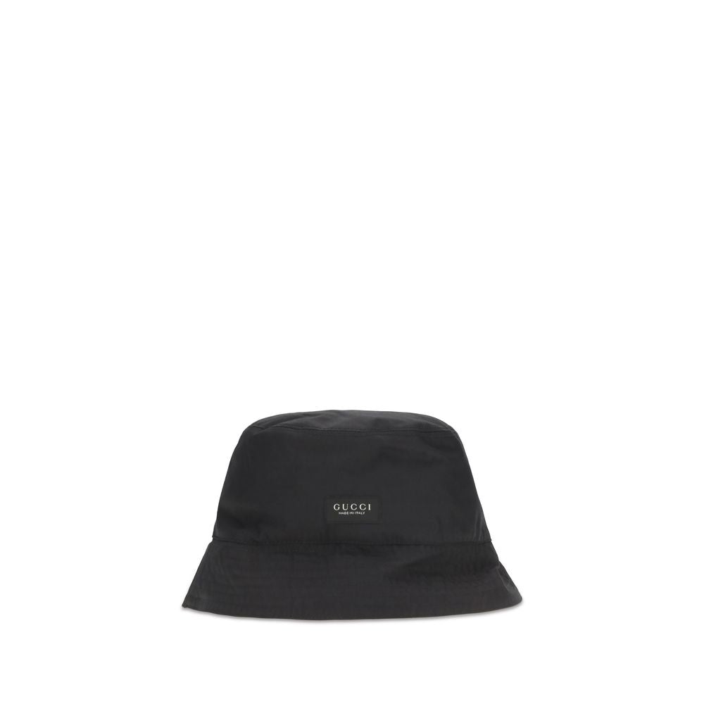 Gucci Schwarzer Baumwoll-Fischerhut