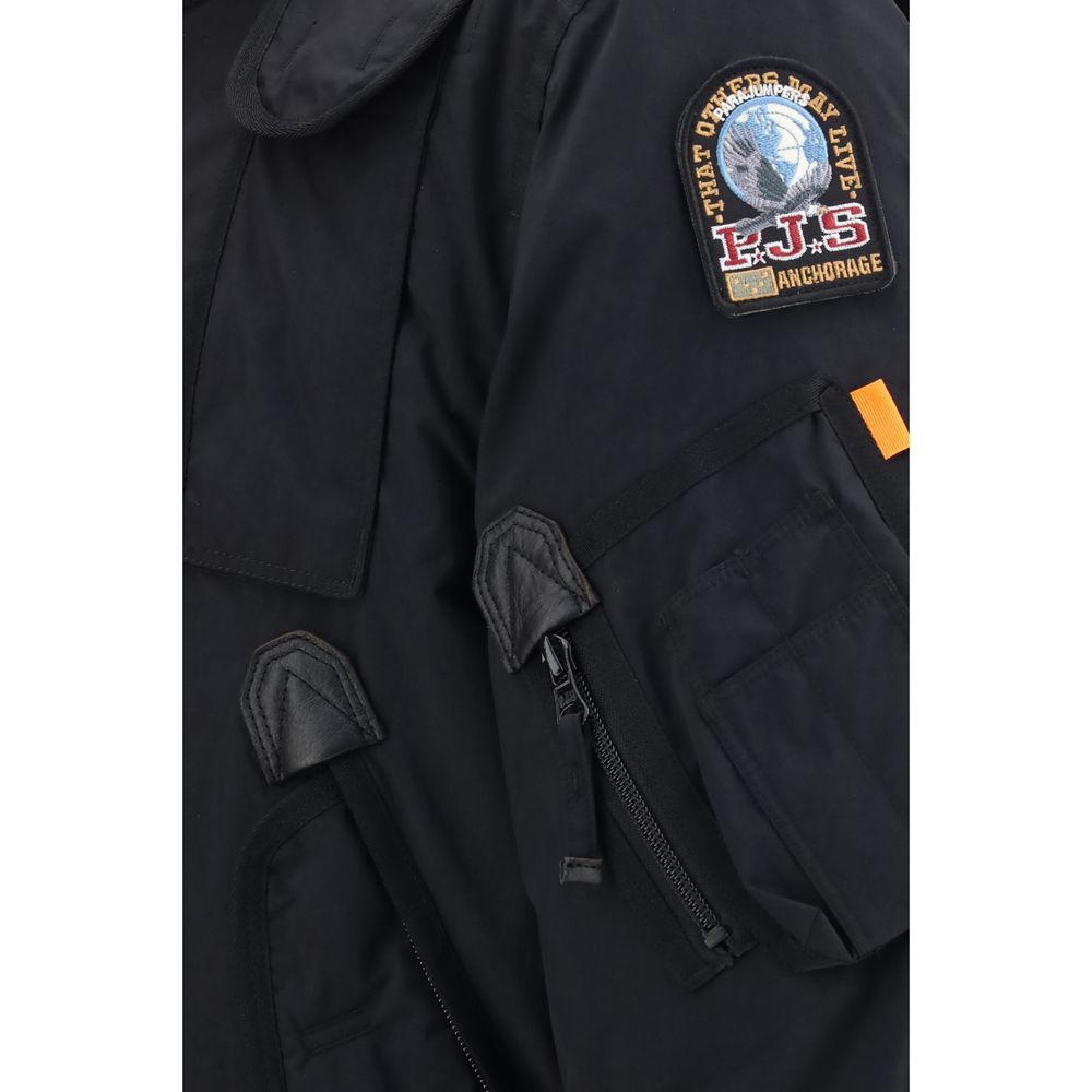 Parajumpers Bomber aus schwarzem Polyamid