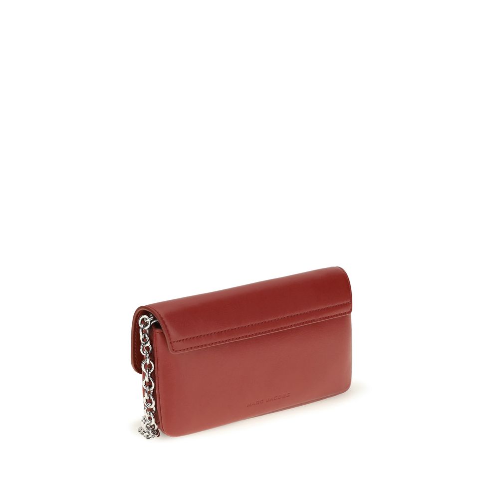 Marc Jacobs Geldbörse aus rotem Kalbsleder (Bos Taurus)