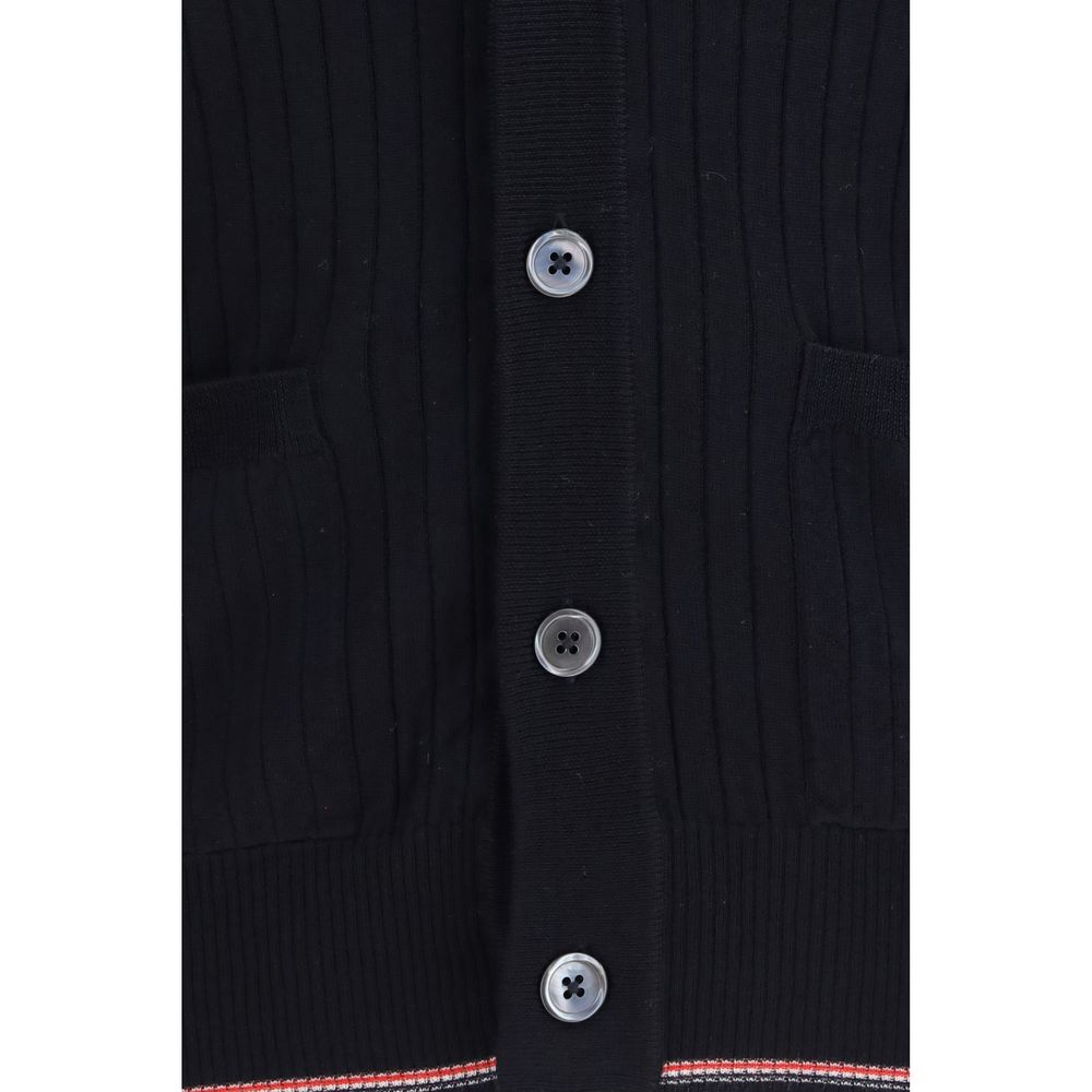 Thom Browne Blauer Wollcardigan „Ovis Aries“