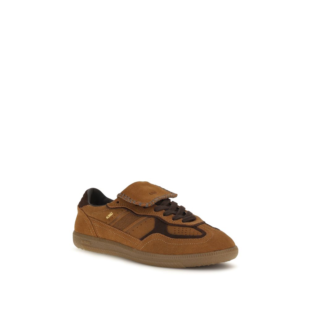 Alohas Braune Wildleder Low-Top-Sneaker