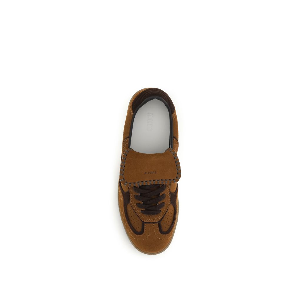 Alohas Braune Wildleder Low-Top-Sneaker