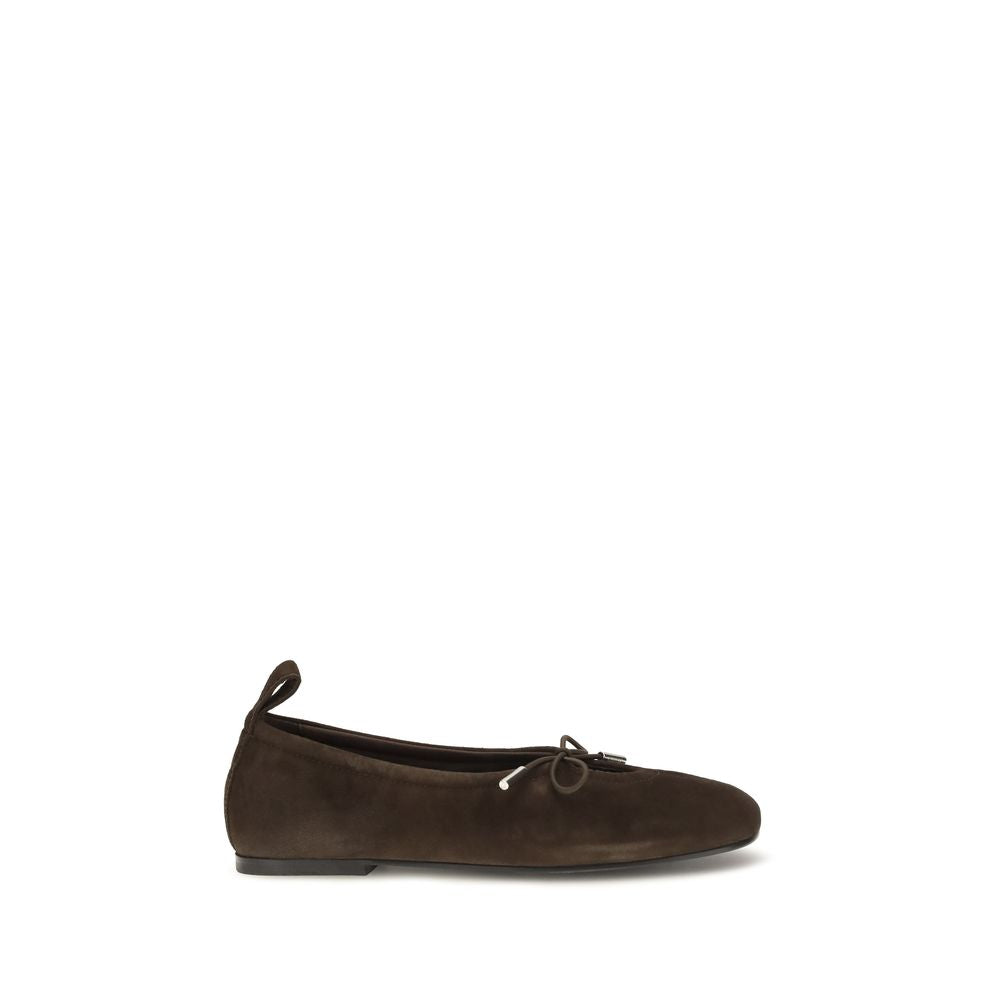 Alohas braune Ziegenleder-Ballerinas