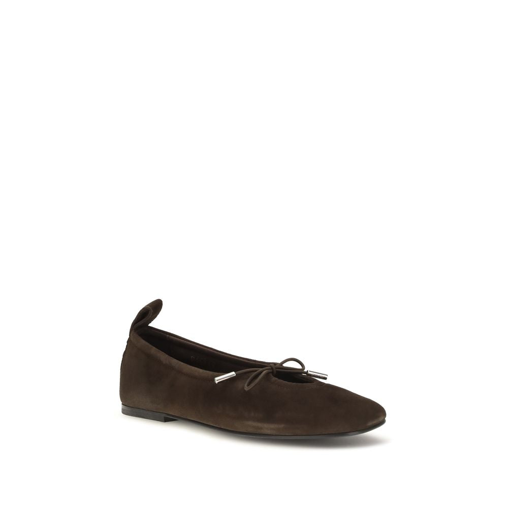 Alohas braune Ziegenleder-Ballerinas
