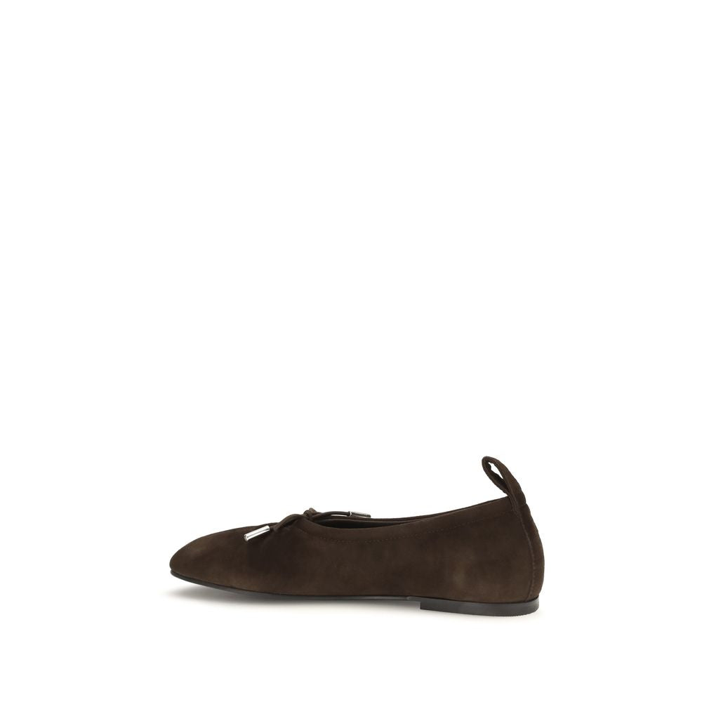 Alohas braune Ziegenleder-Ballerinas