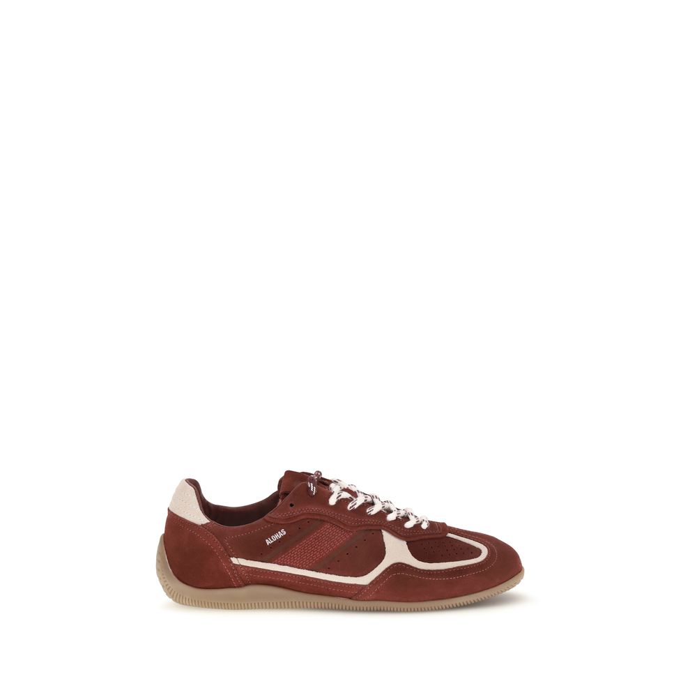 Alohas Bordeaux Wildleder Low-Top-Sneaker