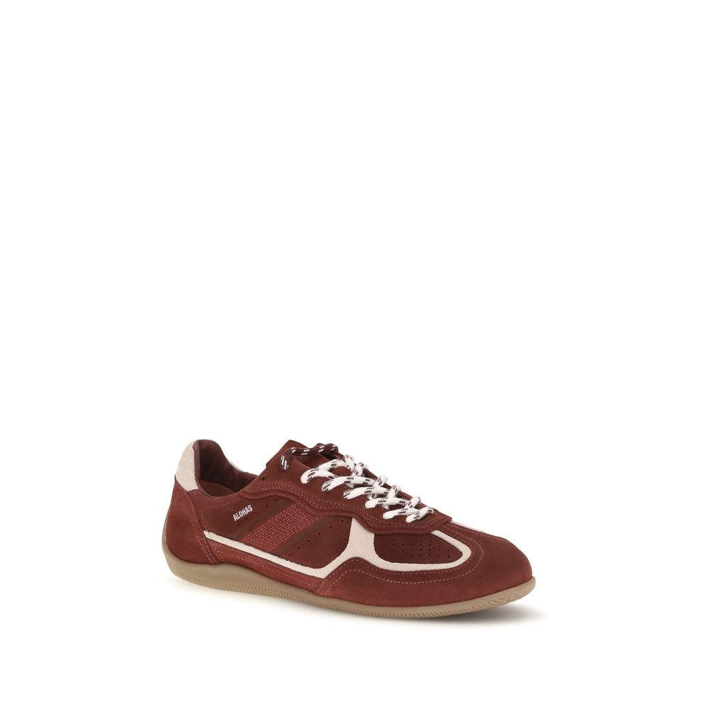 Alohas Bordeaux Wildleder Low-Top-Sneaker