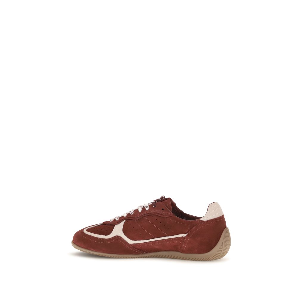 Alohas Bordeaux Wildleder Low-Top-Sneaker