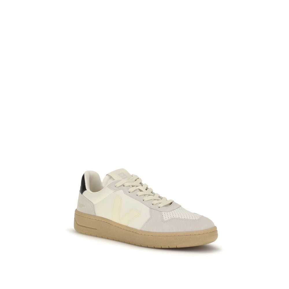 Veja Beige Kalbsleder Bos Taurus Low-Top Sneakers