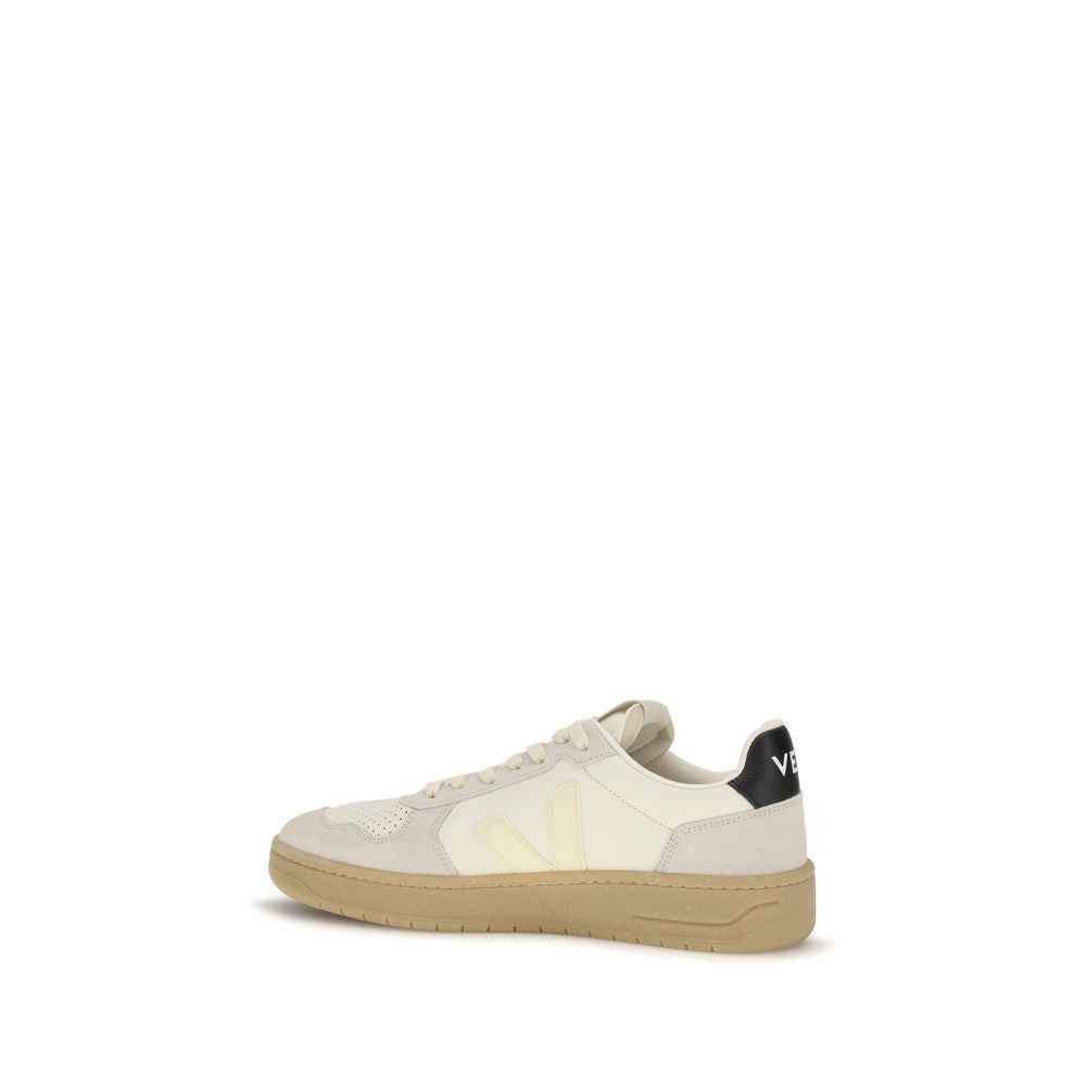 Veja Beige Kalbsleder Bos Taurus Low-Top Sneakers