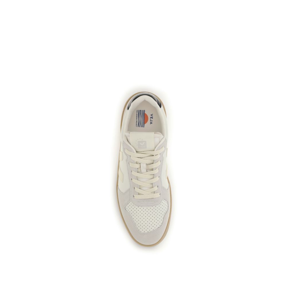 Veja Beige Kalbsleder Bos Taurus Low-Top Sneakers